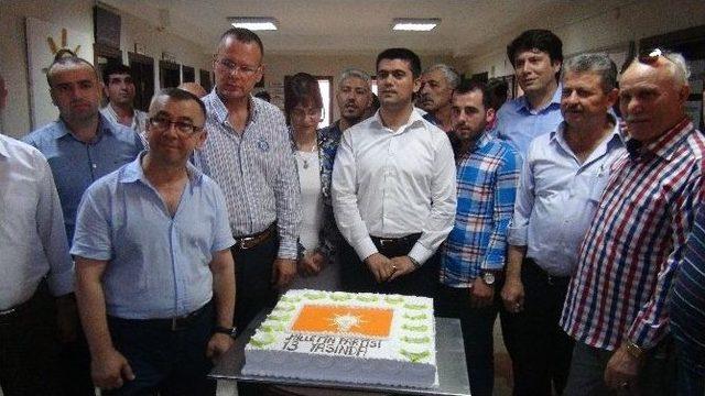 Tekirdağ’da Ak Parti’nin 13. Kuruluş Yıl Dönümü Kutlandı