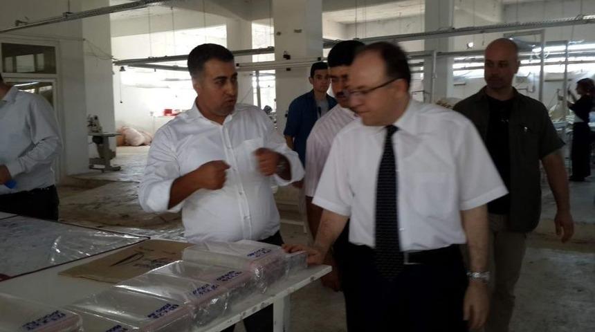 Siirt Valisi Tutulmaz'dan Fabrikalara Ziyaret