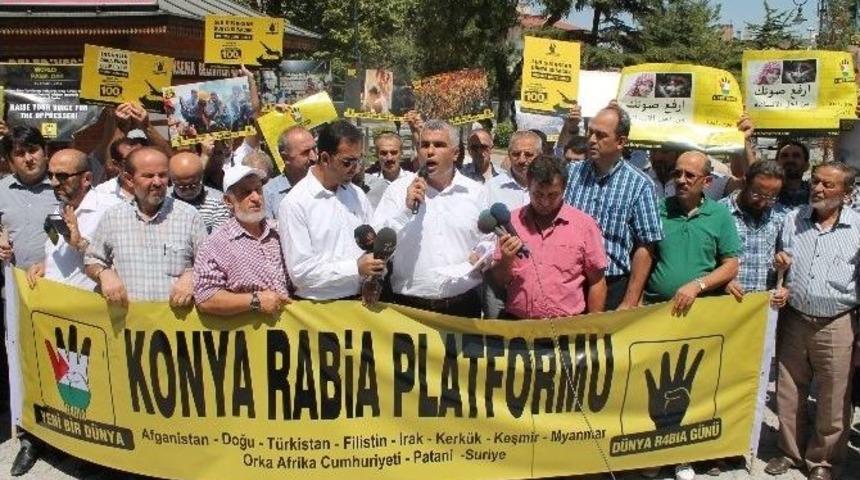Konya&rsquo;da &rsquo;d&uuml;nya Rabia G&uuml;n&uuml;&rsquo; A&ccedil;ıklaması