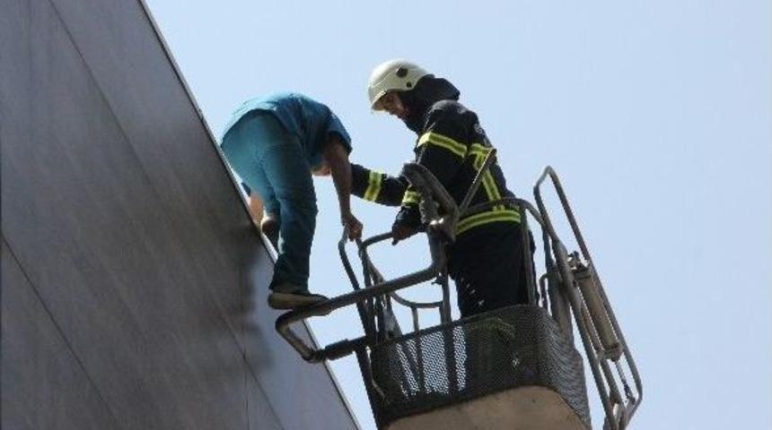 Hastanede Nefes Kesen Yangın Tatbikatı