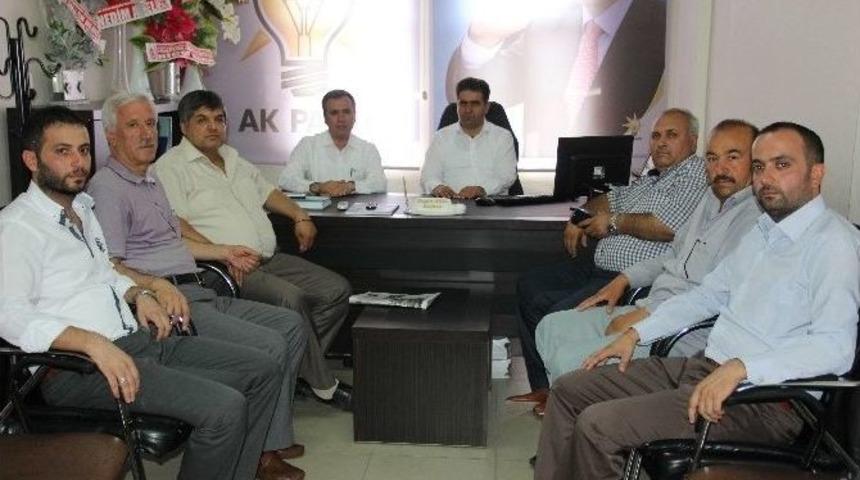 Başkan Fırat&rsquo;tan, Kahta İl&ccedil;e Teşkilatına Ziyaret