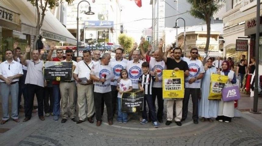 Bandırmalılar &rsquo;d&uuml;nya Rabia G&uuml;n&uuml;&rsquo;nde Meydanlara İndi