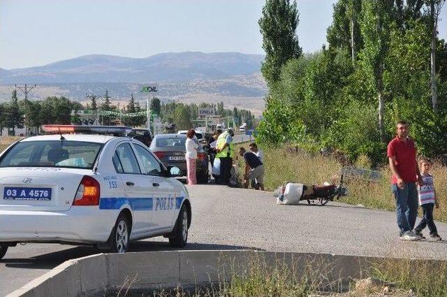 Sandıklı’da Trafik Kazası