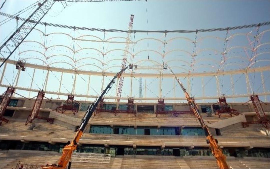 Timsah Arena&rsquo;da &Ccedil;alışmalar S&uuml;r&uuml;yor