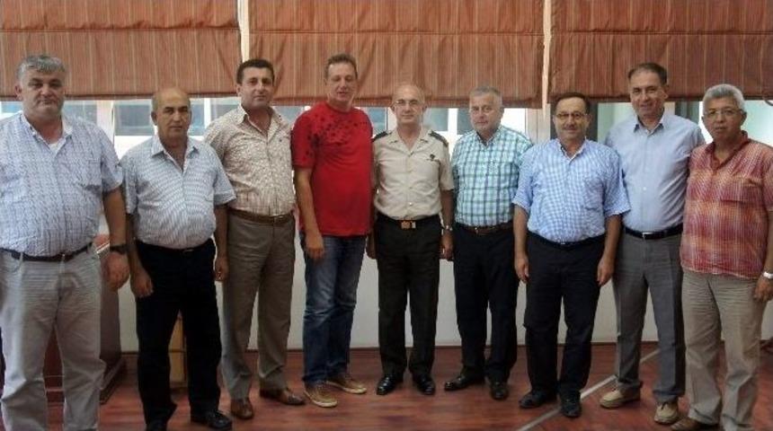 Garnizon Komutanı Salih Karataş&rsquo;dan Aydın Ticaret Borsası&rsquo;na Veda Ziyareti
