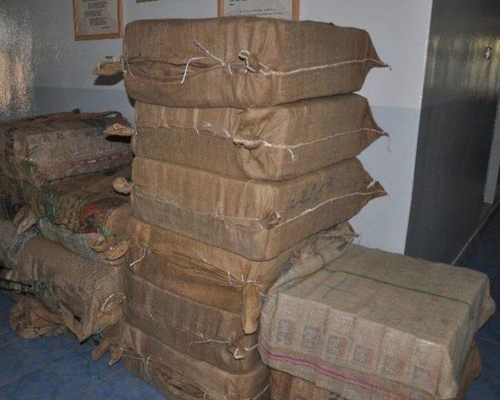 Çuvallara Gizlenmiş Kaçak Sigara Ele Geçirildi G4