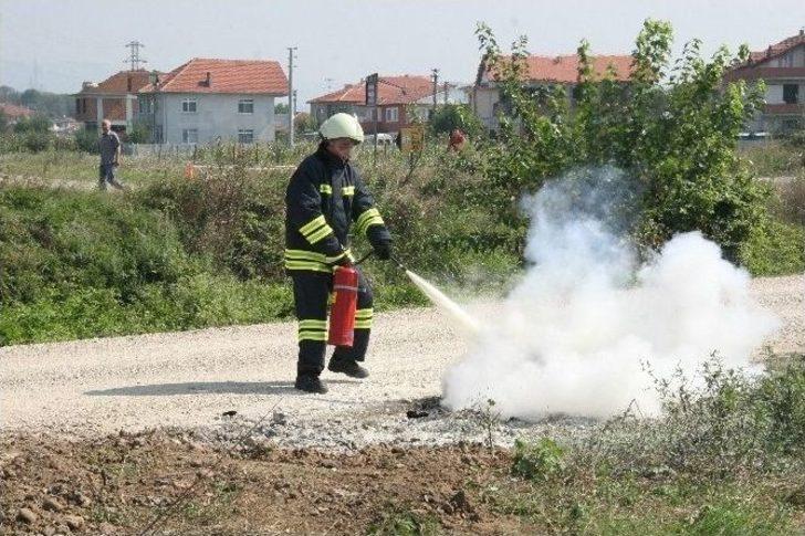 Doğalgaz Yangın Tatbikatı G2