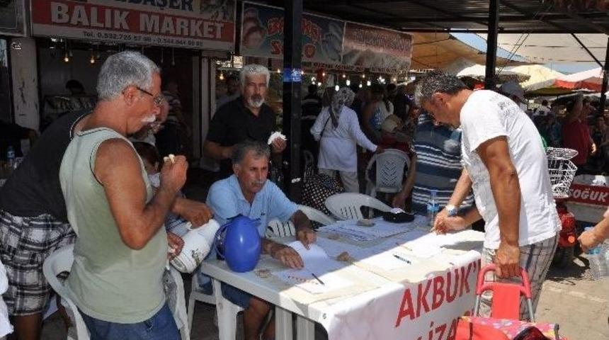 Didim Akbük’te ‘alt Yapı İstiyoruz’ Kampanyası Sürüyor