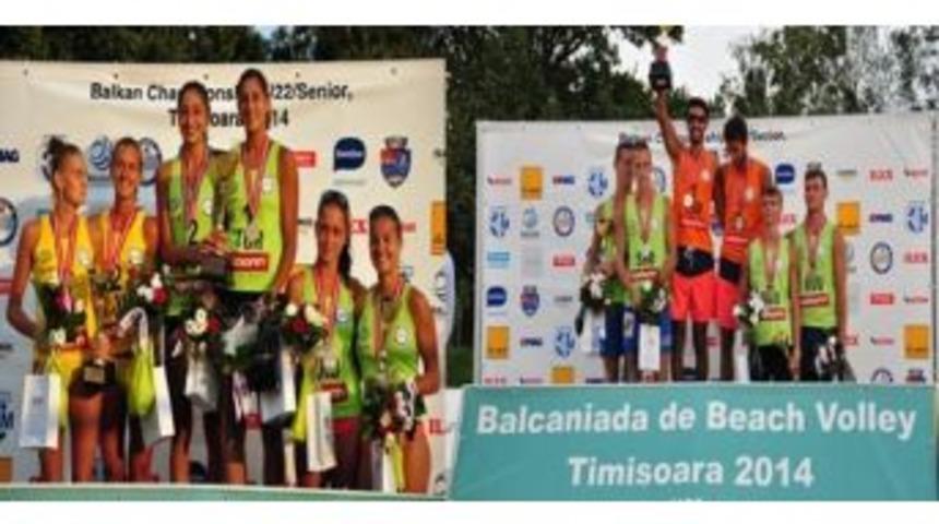 Plaj Voleybolunda Balkan Şampiyonuyuz