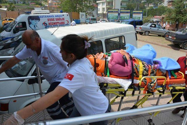 Uçurumdan Düşen Fındık Işçisi Ağır Yaralandı