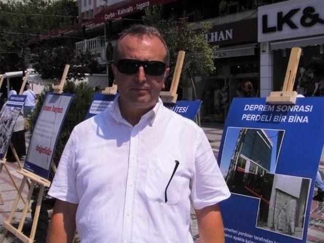 Edirne’de Marmara Depremini Hatırlatmak İçin Sergi Açıldı