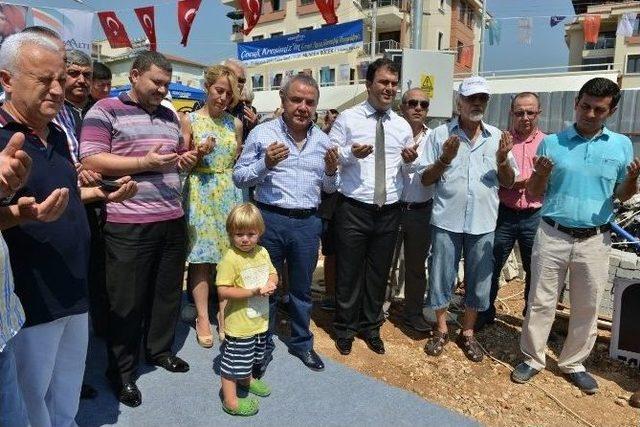 Başkan Böcek Çocuk Kreşinin Startını Verdi