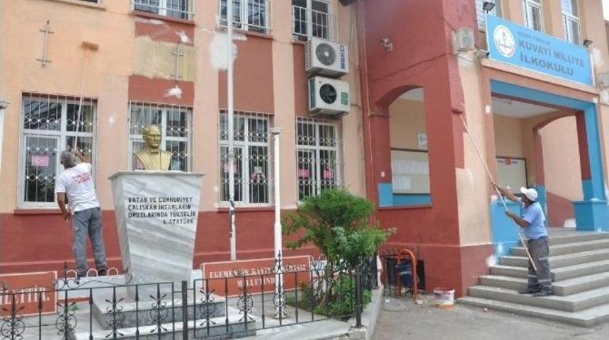 Toroslar Belediyesi&rsquo;nden Okullara Boya Desteği