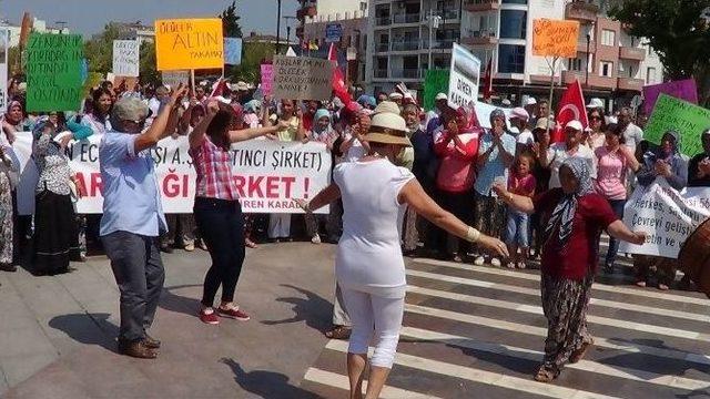 Çanakkale’de Köylülerden Altın Madeni Eylemi