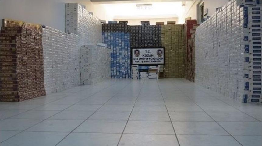 Adana Polisinden Kaçak Sigara, Akaryakıt Ve Silah Operasyonu