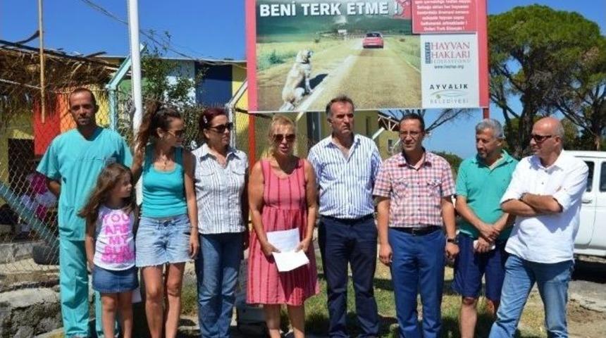 Ayvalık&rsquo;taki K&ouml;pek Bakım Evinden A&ccedil;ıklama