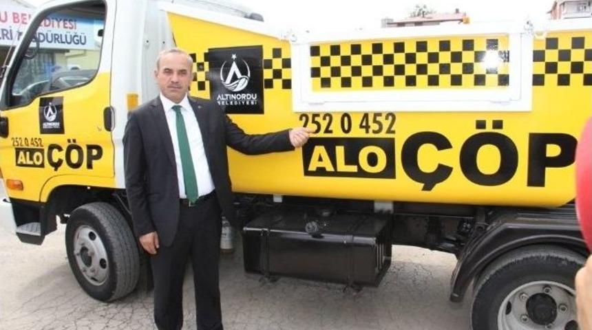 Ordu&rsquo;da &lsquo;&ccedil;&ouml;p Taksi&rsquo; Hizmete Girdi
