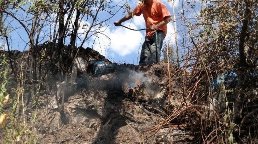 Kızılcahamam&rsquo;da Otluk Yangını