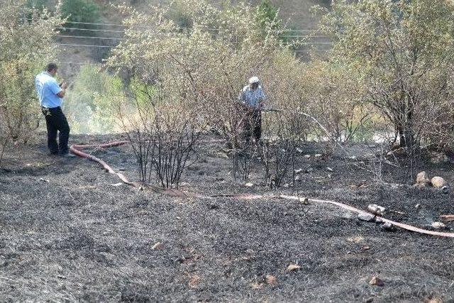 Kızılcahamam’da Otluk Yangını