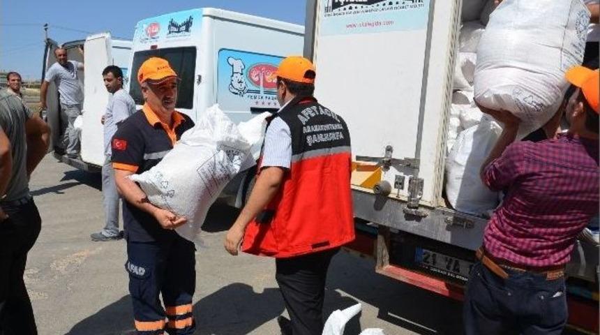 Yezidi Ailelere Yardım Paketi Dağıtıldı