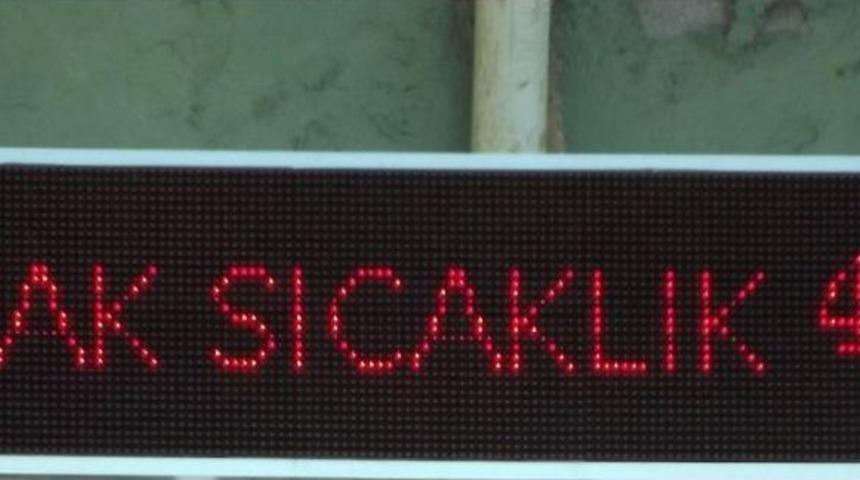 Kavak'ta Sıcaklık 41 Dereceye Ulaştı