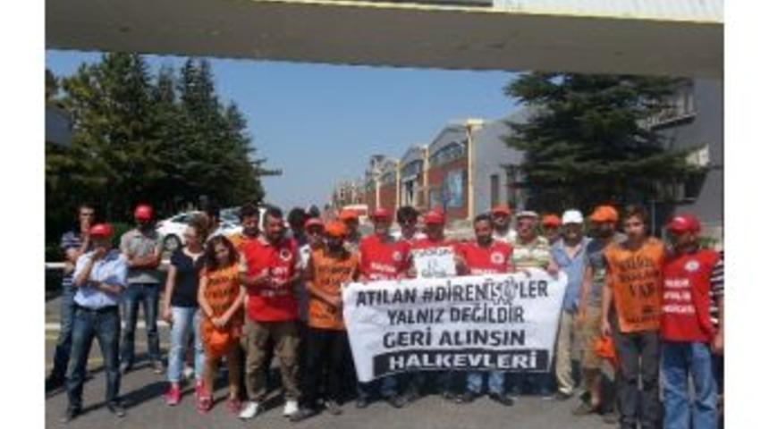 Eskişehir Halkevleri &Uuml;yeleri İşten &Ccedil;ıkarılan İş&ccedil;ileri Ziyaret Etti