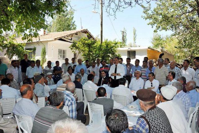 Başkan Çakır, Hekimhan'da Temaslarda Bulundu