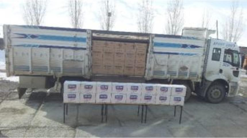 Ağrı&rsquo;da 111 Bin 380 Paket Ka&ccedil;ak Sigara Ele Ge&ccedil;irildi