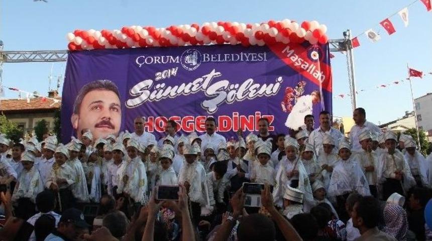 &Ccedil;orum Belediyesi&rsquo;nden S&uuml;nnet Ş&ouml;leni