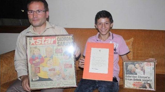 Depremde Clınton’un Burnunu Sıkan “erkan Bebek” Akut’lu Oldu