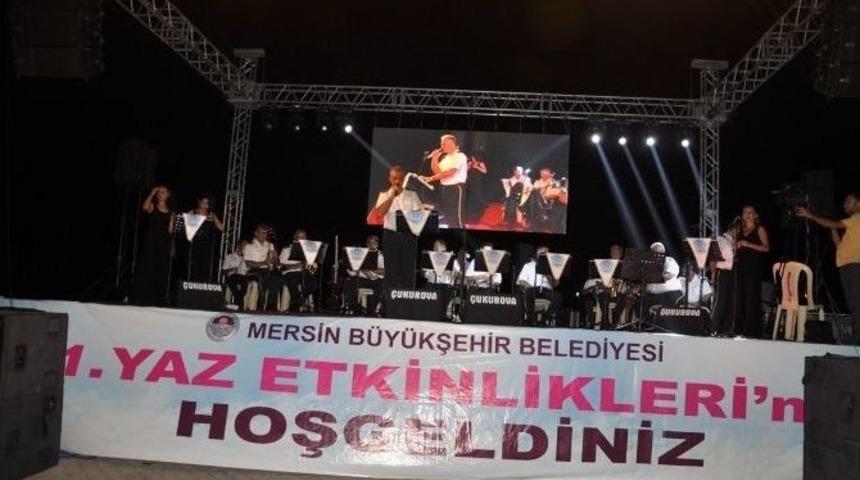 Mersin B&uuml;y&uuml;kşehir Belediyesi Kent Orkestrası Anamur&rsquo;da Konser Verdi