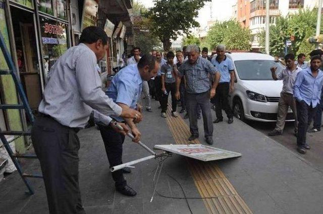 Zabıtadan G&ouml;r&uuml;nt&uuml; Kirliliği Denetimi 2