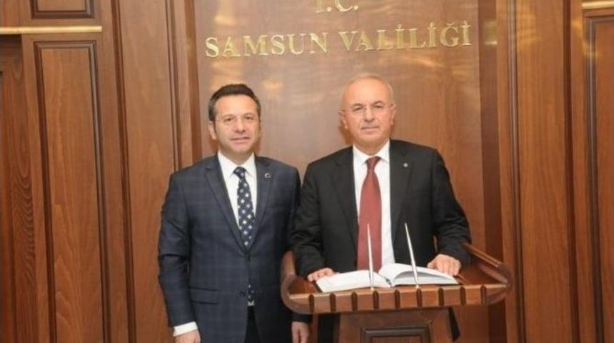 Başbakanlık M&uuml;steşarı Kasırga&rsquo;dan Vali Aksoy&rsquo;a Ziyaret