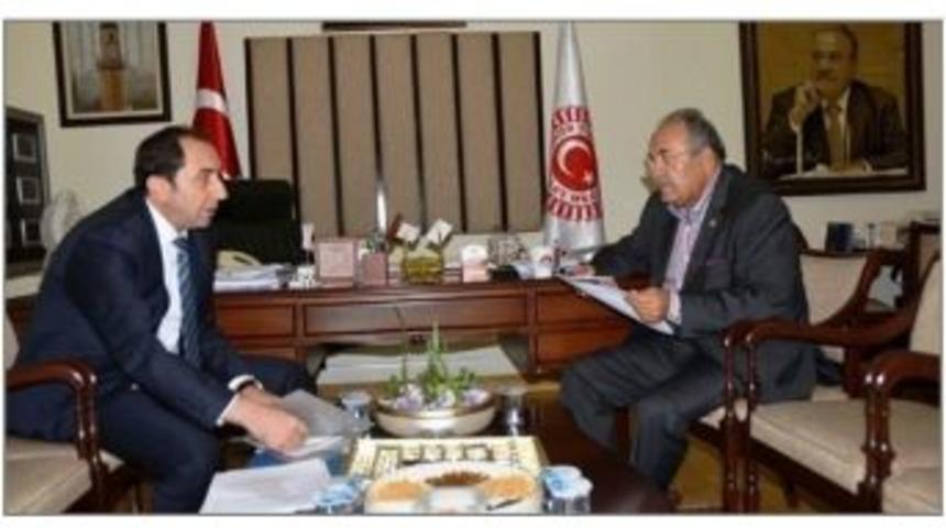 Rekt&ouml;r Alkan&rsquo;dan Uslu&rsquo;ya Ziyaret