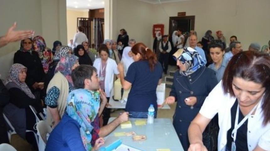 Korkuteli İl&ccedil;esinde Hacı Adayları Aşılandı