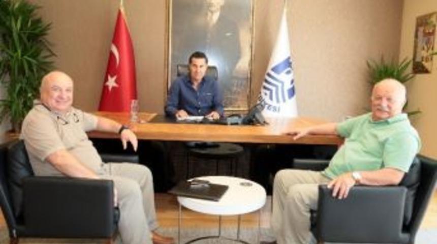 Sani Şener&rsquo;den Başkan Kocadon&rsquo;a Ziyaret