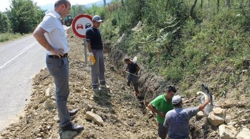 Devrek Belediyesi&rsquo;nden Bin 500 Metrelik Yeni Su Hattı