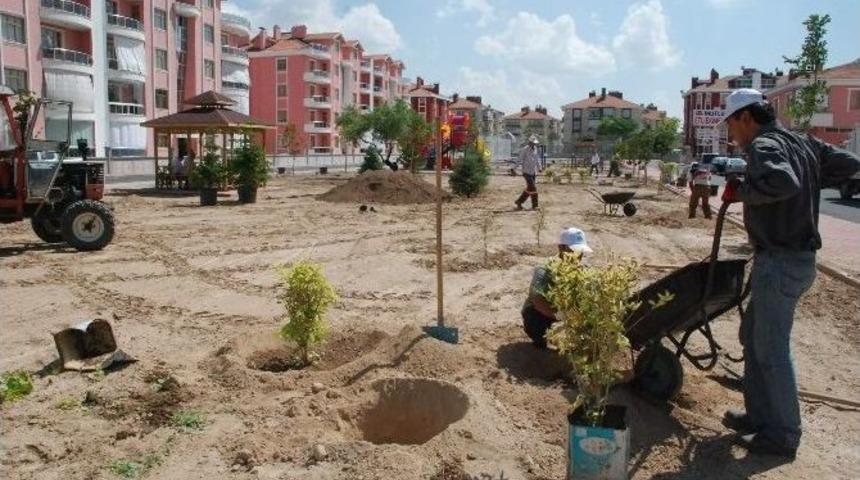 Karatay&rsquo;da Yeşil Alan Ve Park Yapım &Ccedil;alışmaları