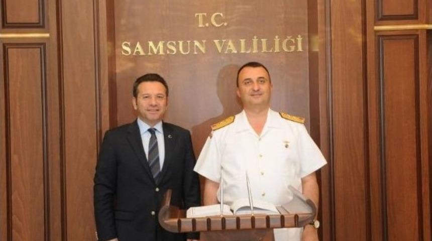 Sahil G&uuml;venlik Komutanı Samsun&rsquo;da