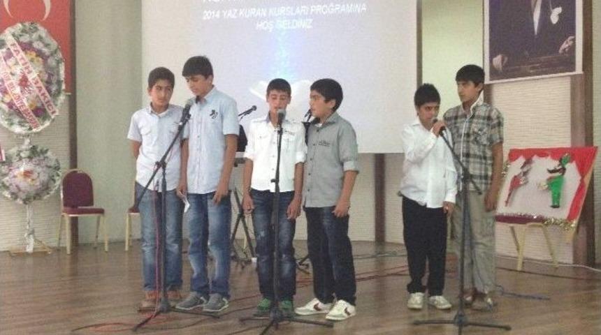 Yaz Kur&rsquo;an Kursları Kapanış Programı