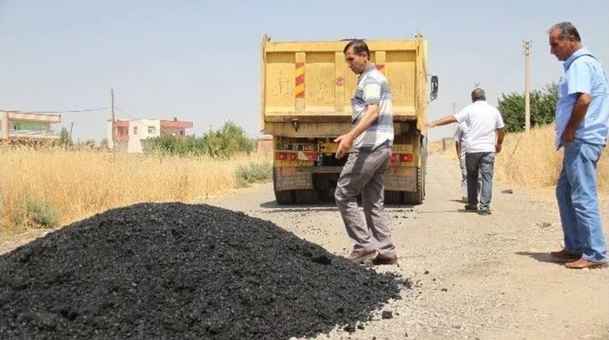 Bismil&rsquo;in K&ouml;ylerinde Asfalt &Ccedil;alışması Başlatıldı