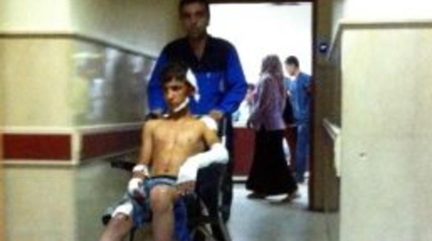 Motosiklet Yayaya &Ccedil;arptı: 1 Yaralı