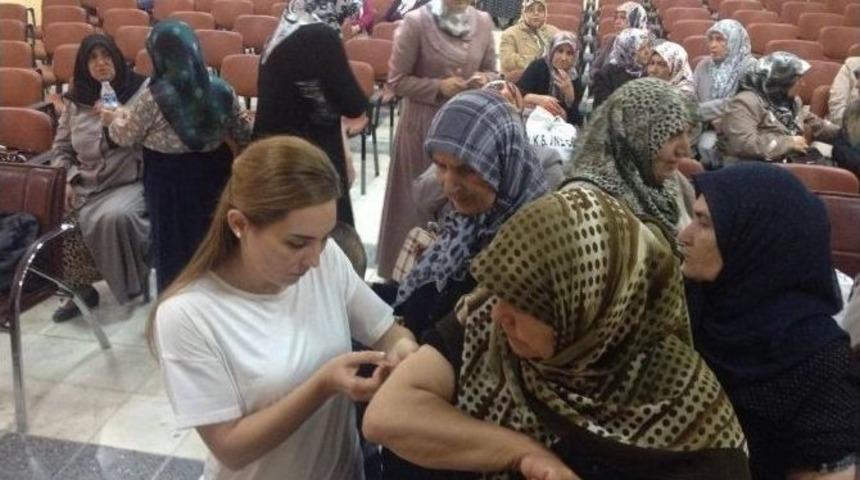 Hacı Adayları Aşılandı