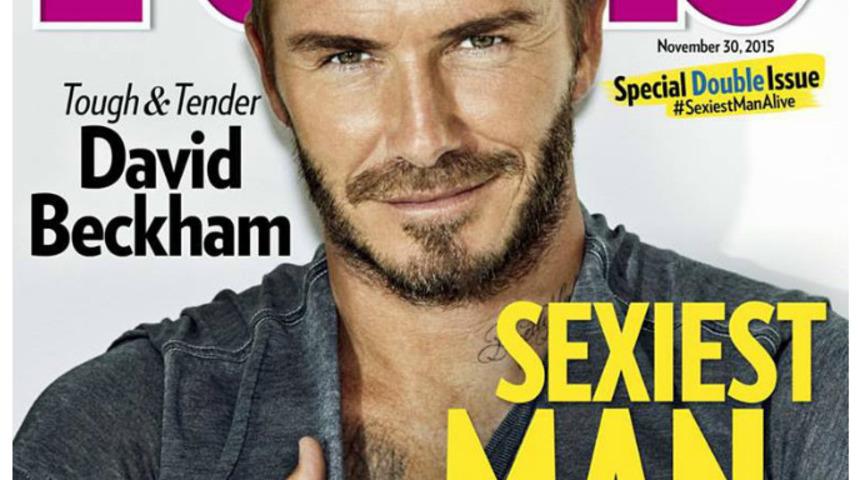 David Beckham, yaşayan en seksi erkek se&ccedil;ildi!