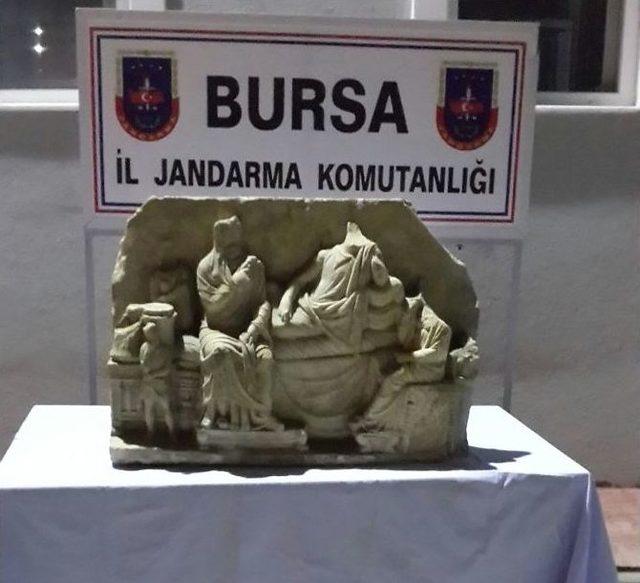 Bursa’da Eski Roma Dönemine Ait Tarihi Eser Ele Geçirildi