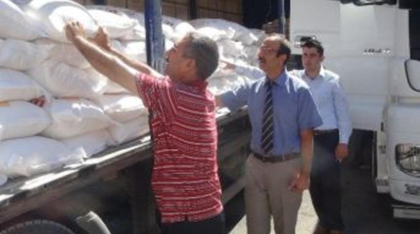 Şanlıurfa&rsquo;dan 2 Yardım Tır&rsquo;ı Suriye&rsquo;ye G&ouml;nderildi