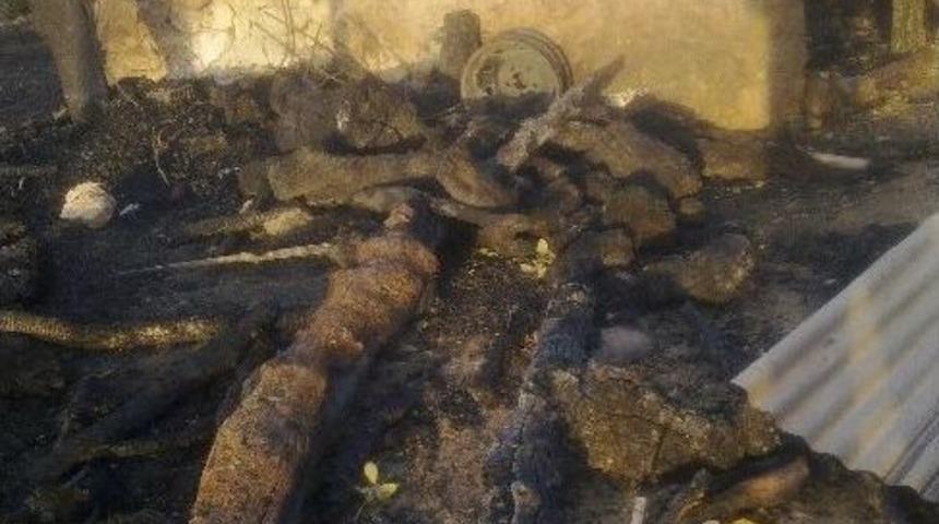 Elektrik Teli, Erzak Deposunu Yaktı