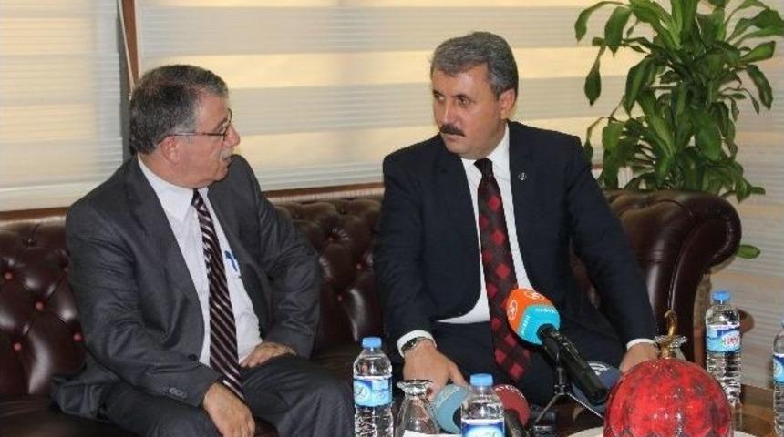 Bask Genel Başkanı Zengin, Bbp Genel Başkanı Destici&rsquo;yi Ziyaret Etti