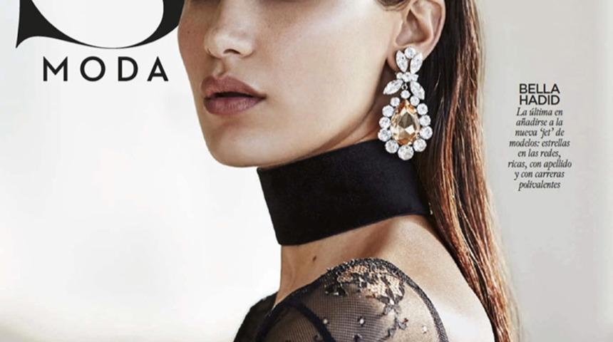 Bella Hadid, S Moda i&ccedil;in bu kez &ccedil;ok şeffaf