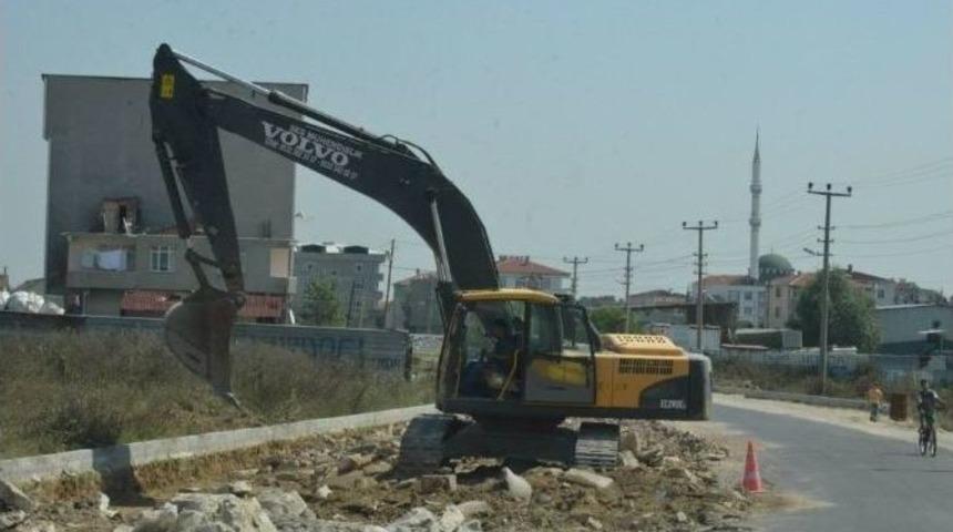 Kapaklı&rsquo;da Yol &Ccedil;alışmaları Devam Ediyor